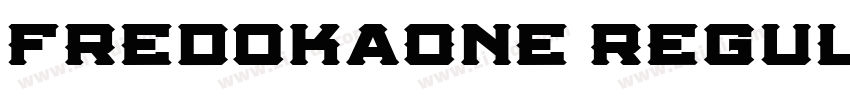 FredokaOne Regula字体转换